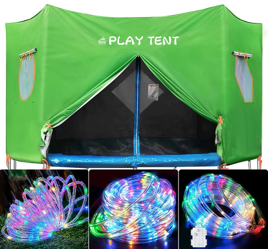JumpTastic 12Ft Trampoline Tent Fit for 12Ft Straight Pole Trampoline (Straight Trampoline Pole 12Ft Trampoline)