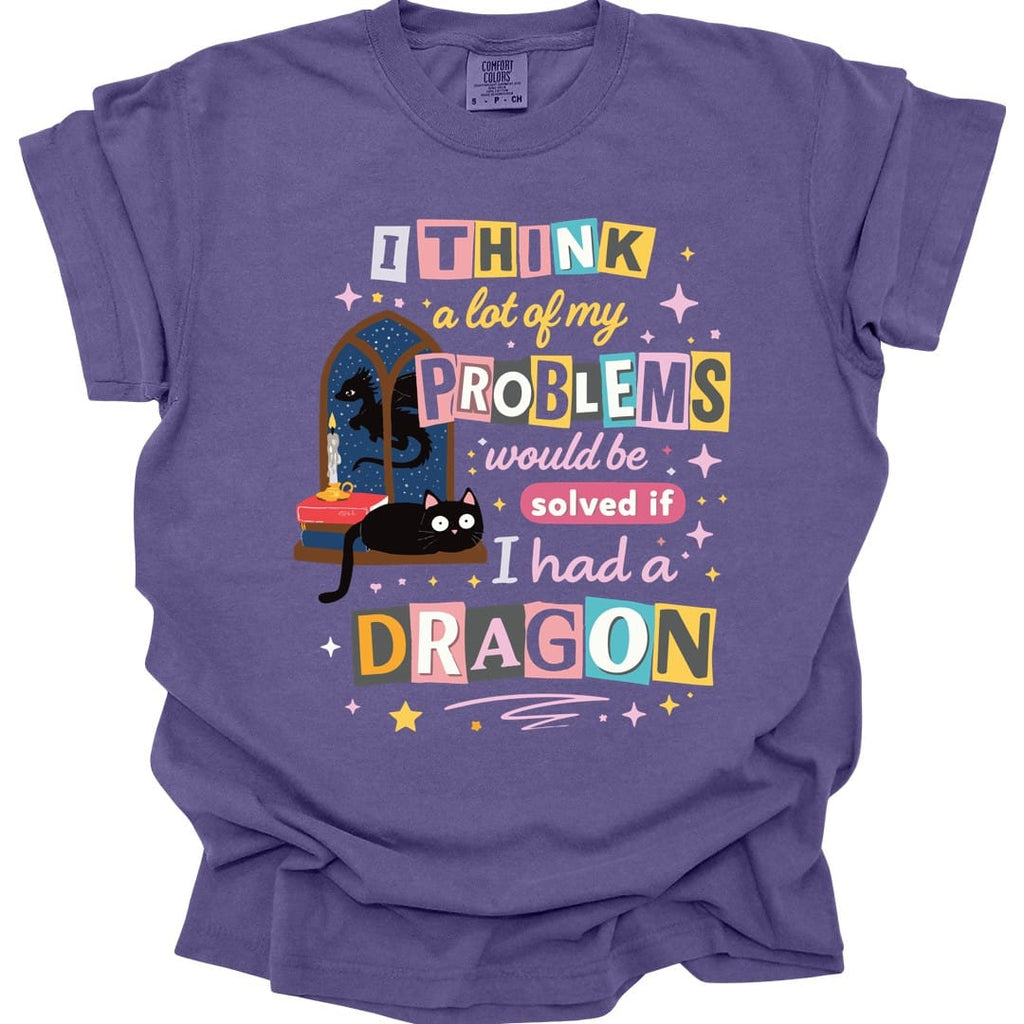 A Lot Of My Problems Would Be Solved If I Had A Dragon T-Shirt - Comfort Colors