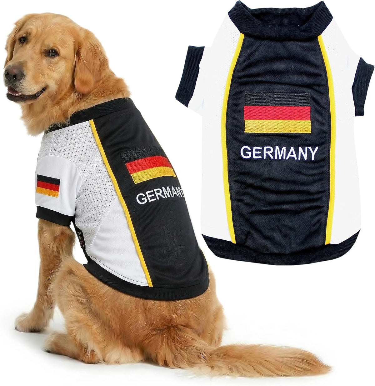 Parisian Pet Breathable Mesh Soccer Jersey for Dogs, XS–5XL