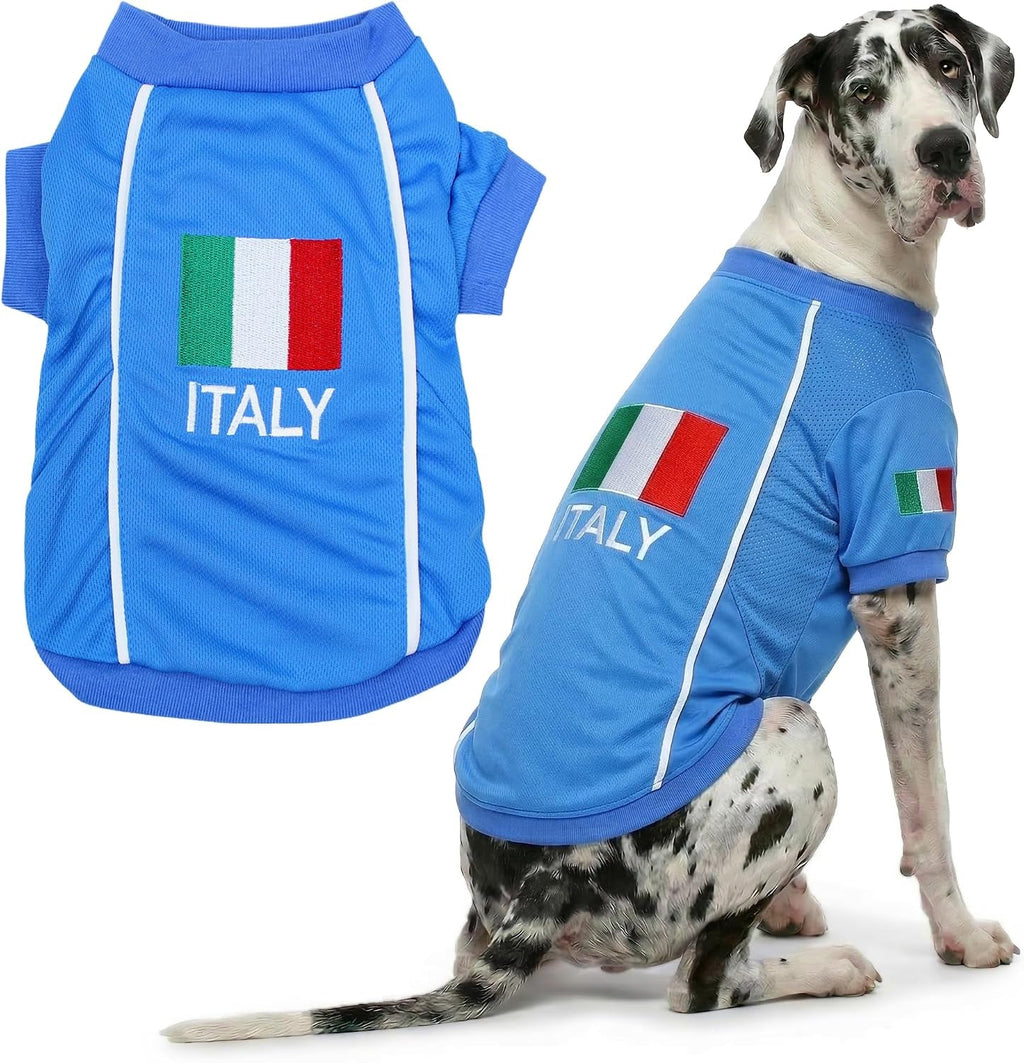 Parisian Pet Breathable Mesh Soccer Jersey for Dogs, XS–5XL
