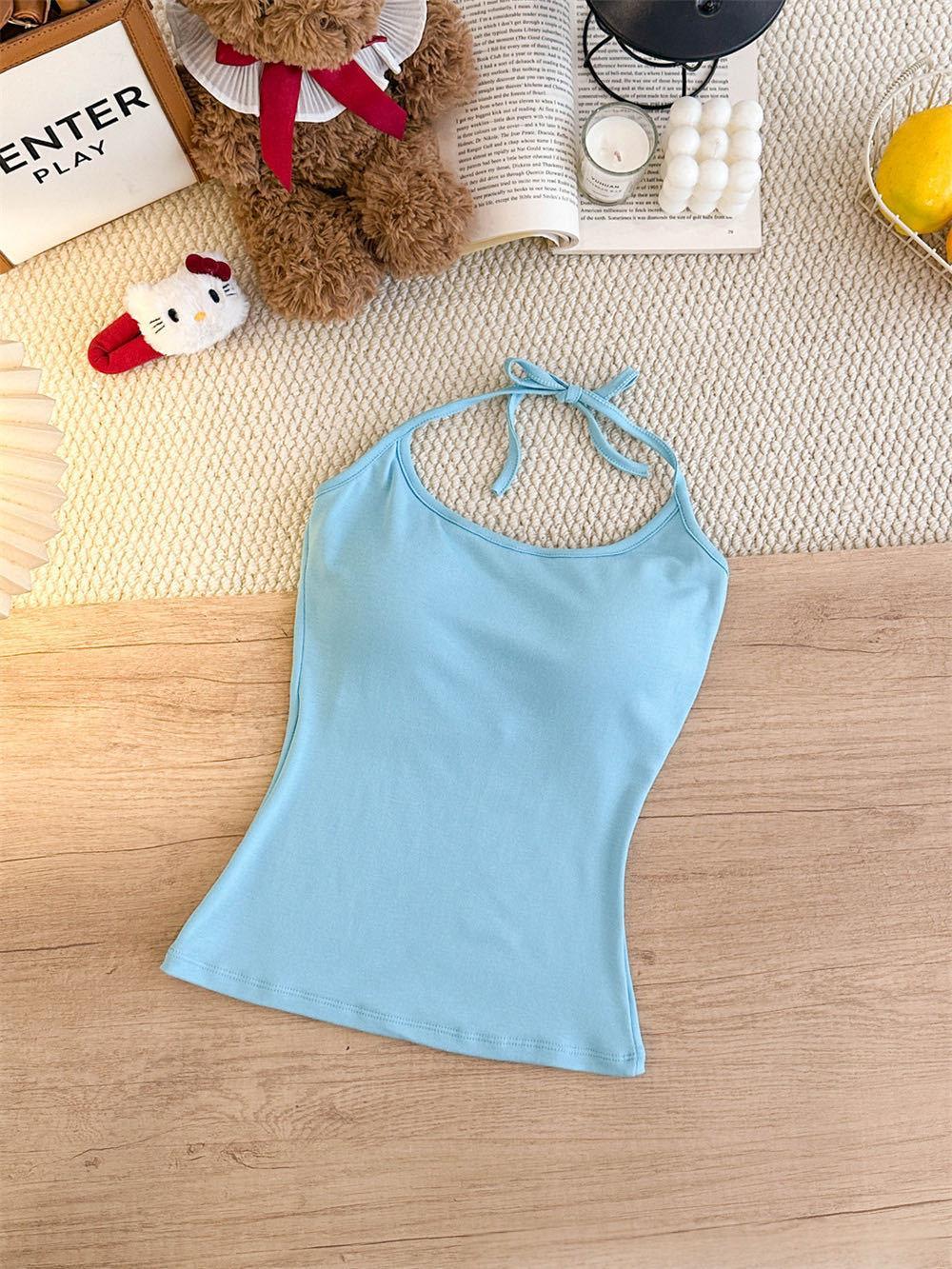 Womens Fashionable Figure-flattering Off-shoulder Halter Strap Dress
