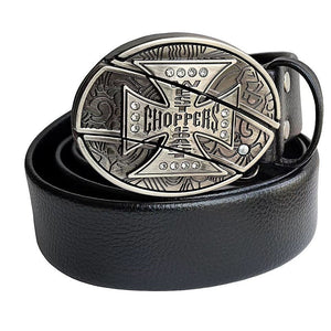 Cross Head Knife Black Belt
