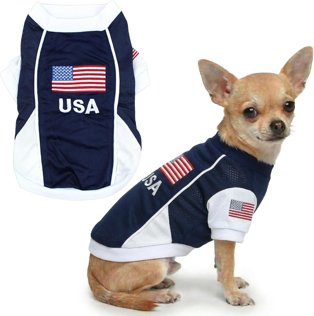 Parisian Pet Breathable Mesh Soccer Jersey for Dogs, XS–5XL