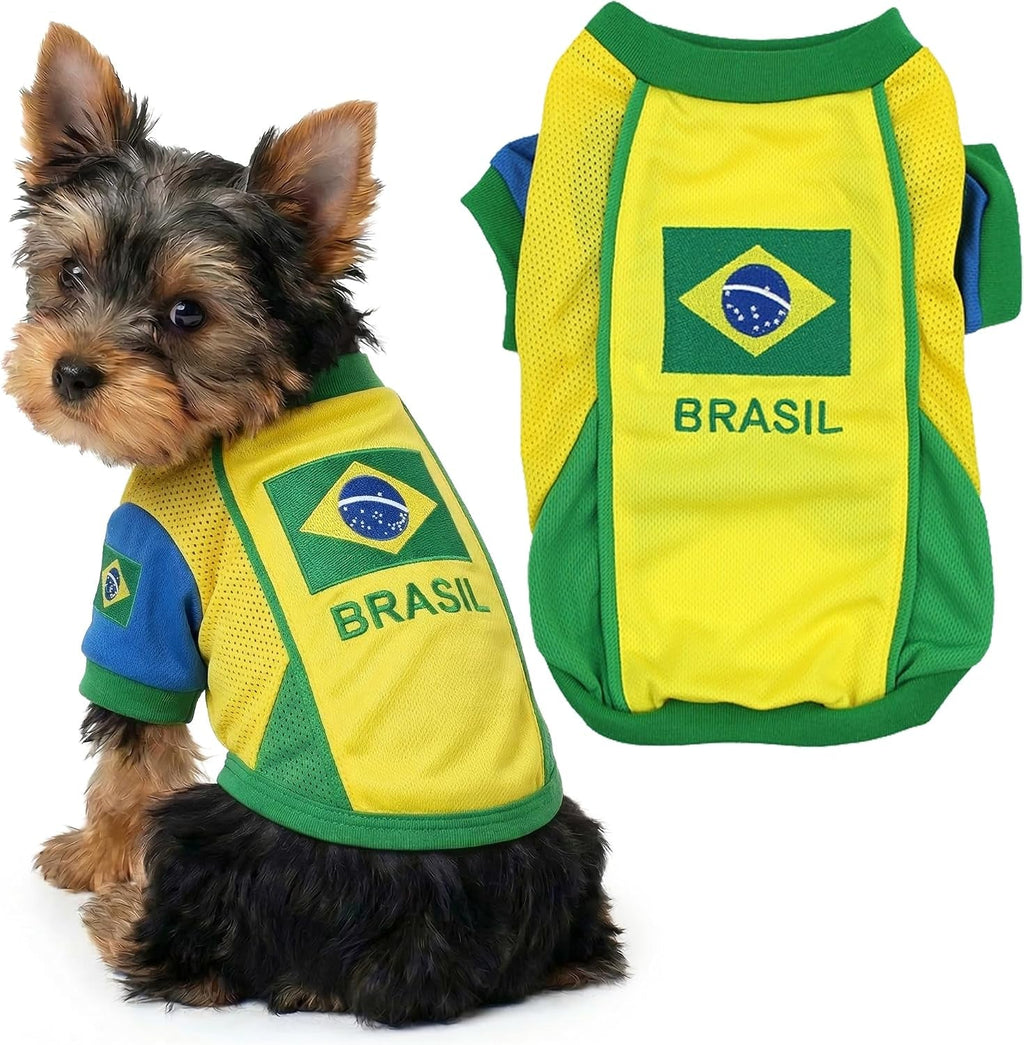 Parisian Pet Breathable Mesh Soccer Jersey for Dogs, XS–5XL