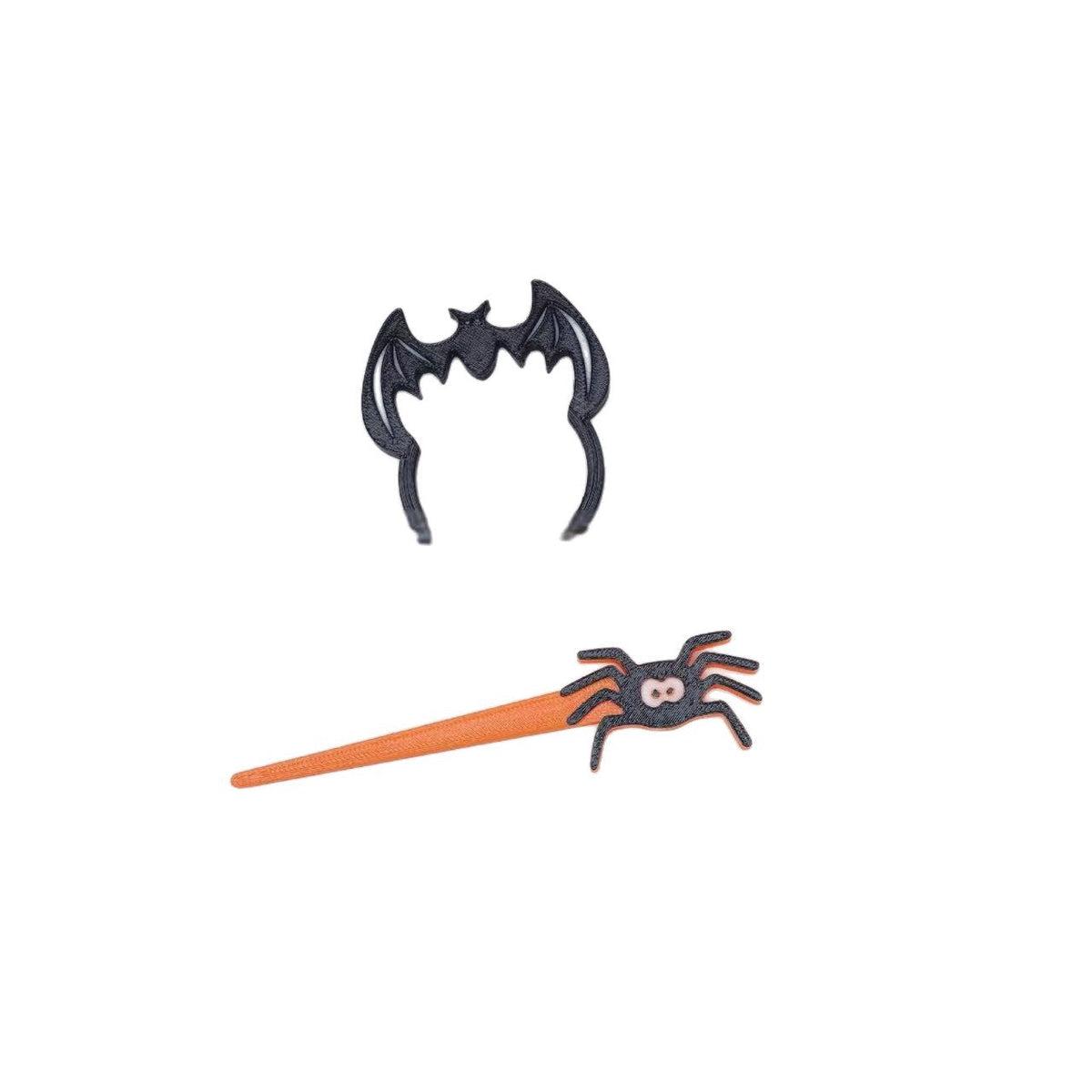 Halloween Barrettes Witch Bat Hairpin