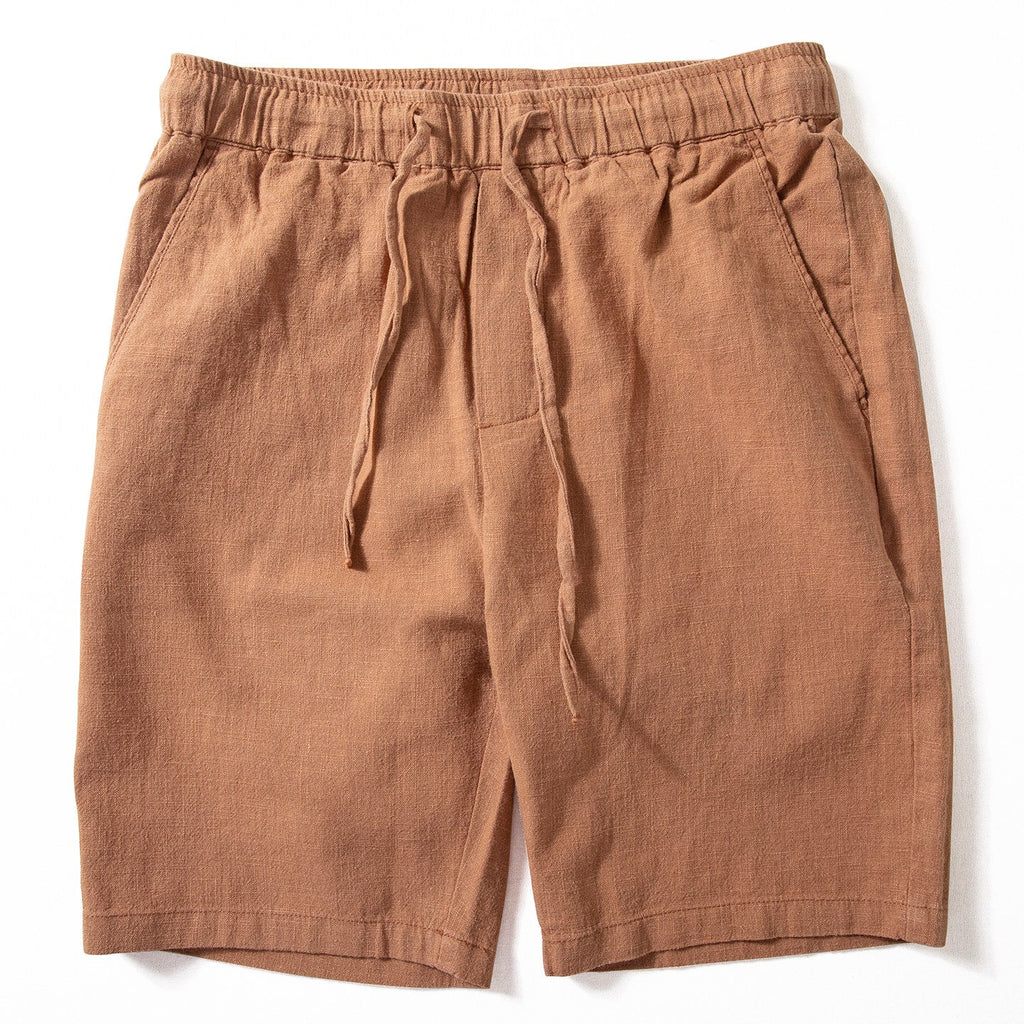 Men's Slim-fit Straight-leg Hemp Five-pocket Pants