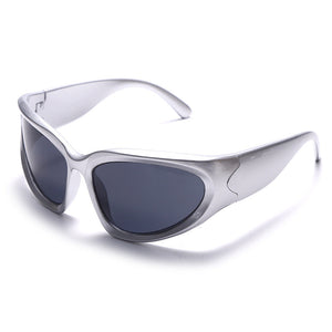 Silver frame black sheet