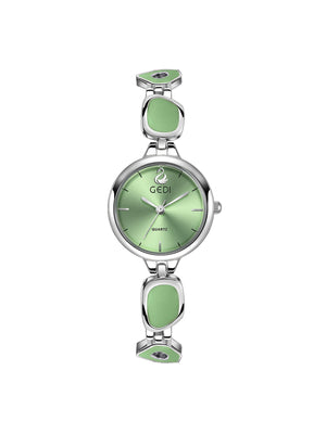 White Shell Green Surface