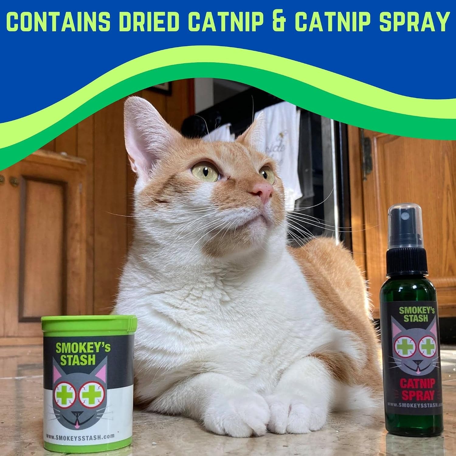 Catnip Spray & Organic Dried Catnip Bundle for Cats | USA Made Cat Training Set