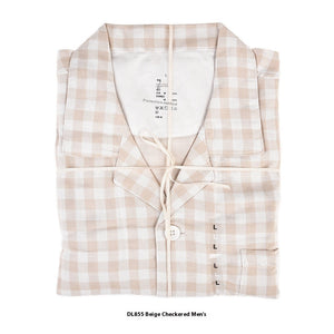 DL855 Creamy Plaid Men's