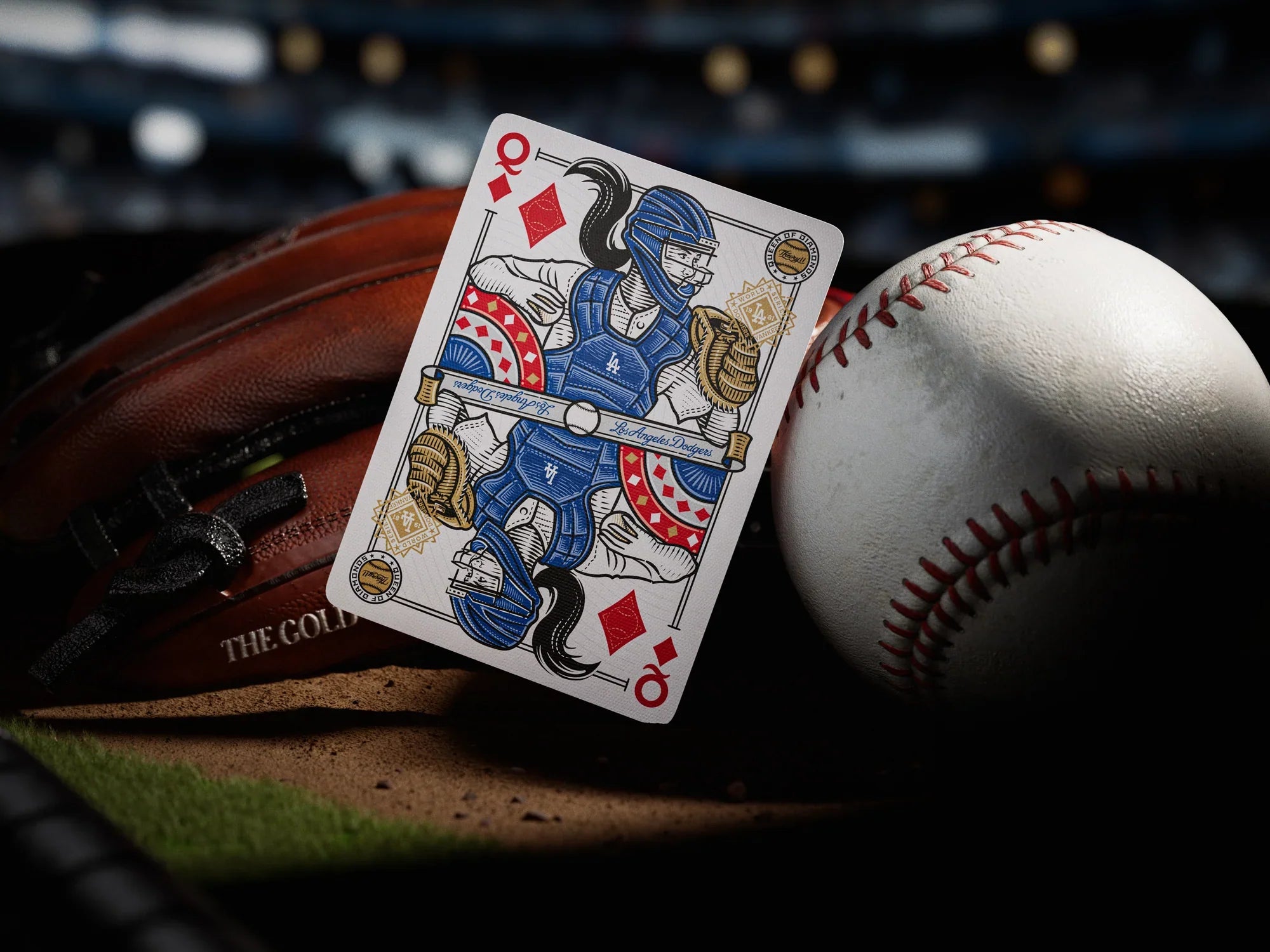 Theory11 Los Angeles Dodgers - Brick (12 decks)