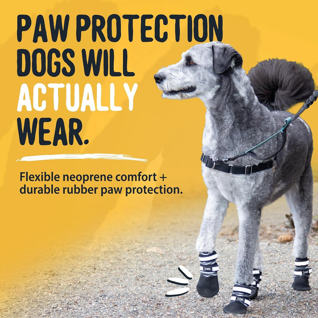 Tigertoes Neoprene Dog Booties for Paw Protection – 6 Sizes