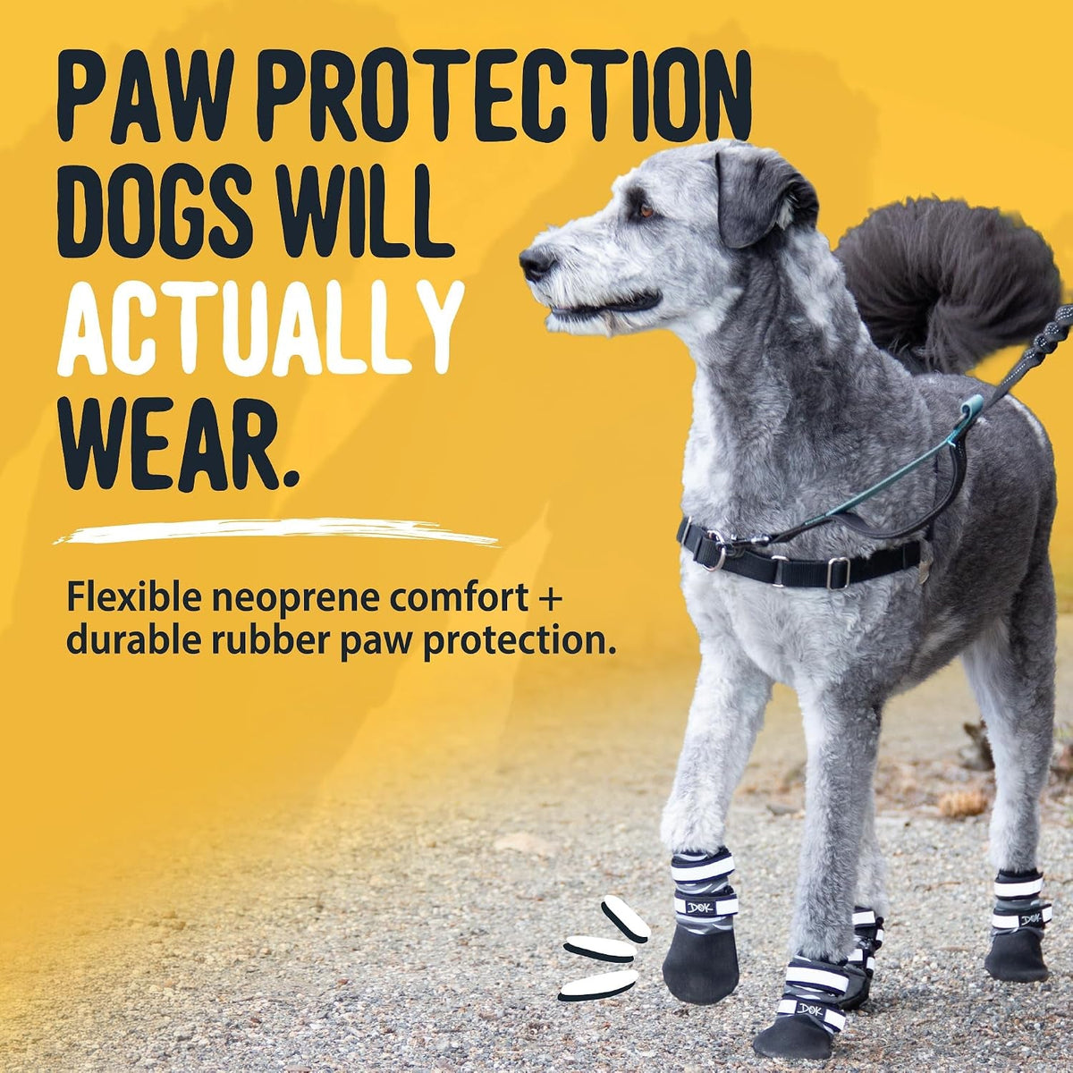 Tigertoes Neoprene Dog Booties for Paw Protection – 6 Sizes