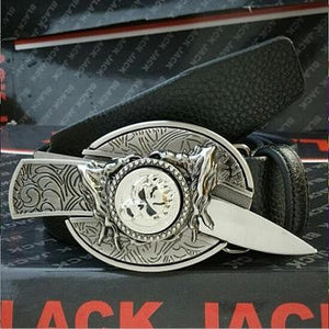 Flame Head Knife Black Belt
