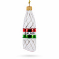 Deli Style Salami Sausage Glass Christmas Ornament