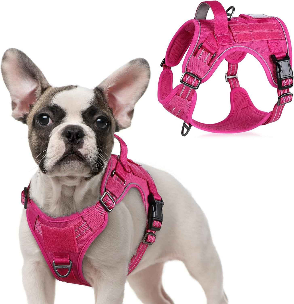 No-Pull Tactical Dog Harness MOLLE Vest with Handle