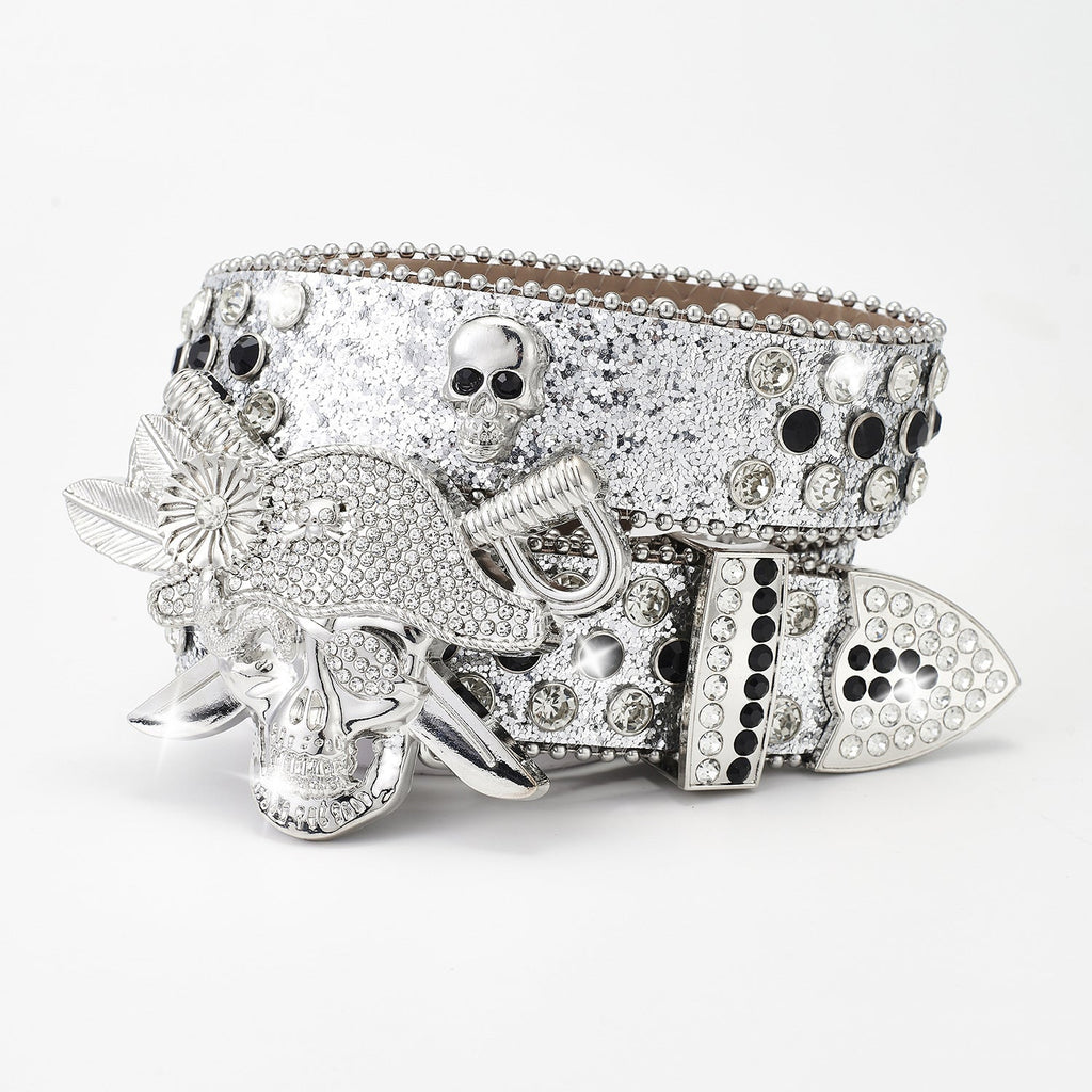Punk Pirate Rhinestone Punk Fashion Belt