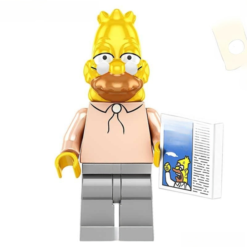 Abe Simpson "Grandpa" | The Simpsons Minifigure Toy