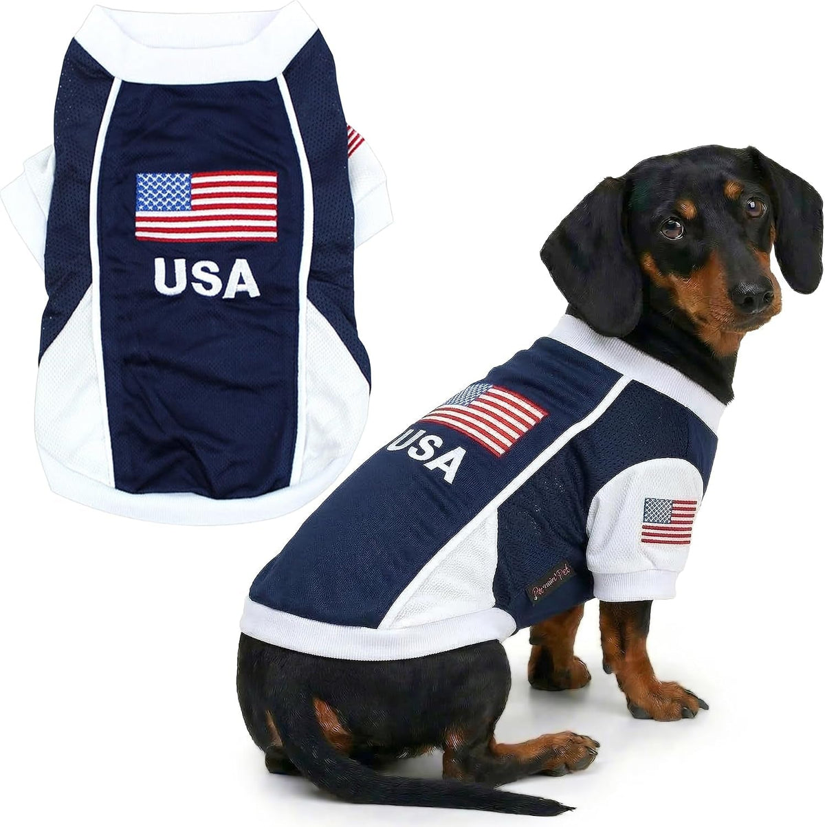 Parisian Pet Breathable Mesh Soccer Jersey for Dogs, XS–5XL