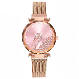 Rose Gold Strap Pink Surface