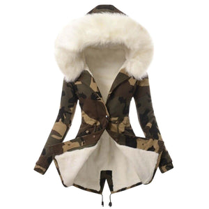 Camouflage White Collar
