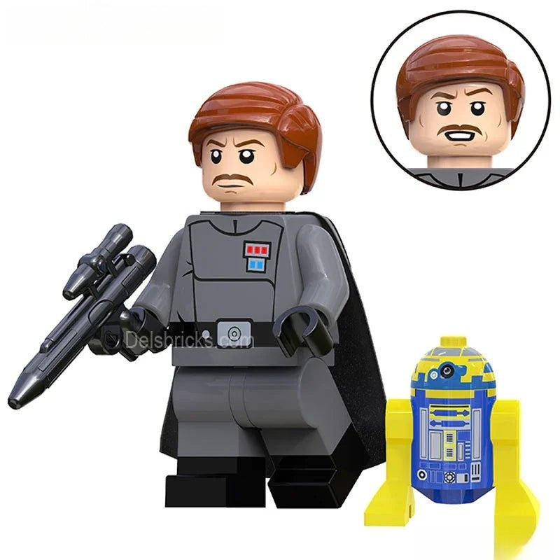 Admiral Wullf Yularen Lego Star Wars Minifigures Custom Toys