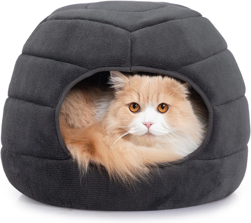 Pineapple Cat Cave Bed for Indoor Cats – Up to 15 lbs