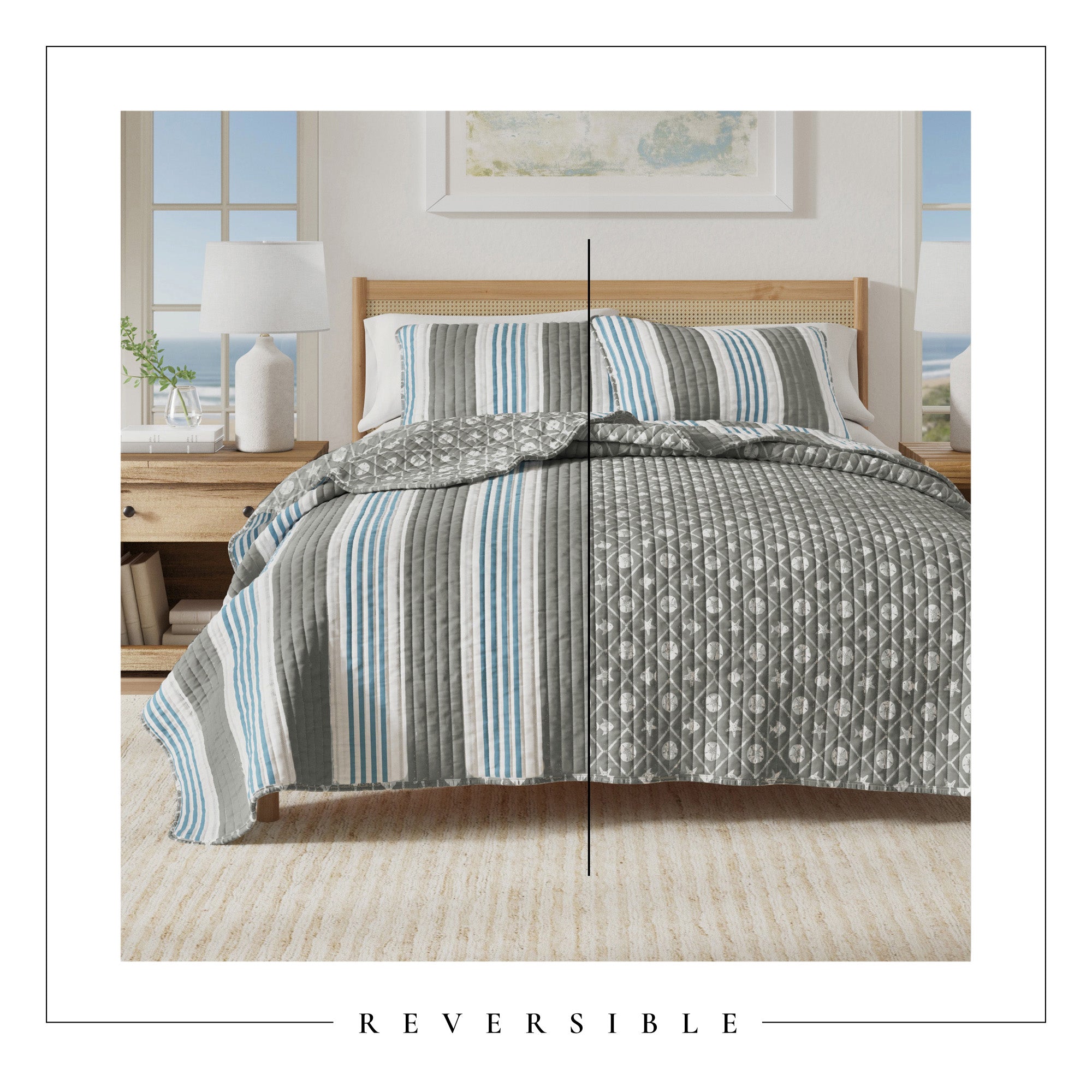 St. Croix Collection Coastal Quilt Set