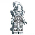 Alien Xenomorph metalic silver Minifigure Toy