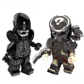 Aliens Vs Predator set of 2 Lego Compatible Minifigures
