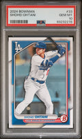 Graded 2024 Topps Bowman Shohei Ohtani #33 Baseball Card PSA 10 Gem Mint