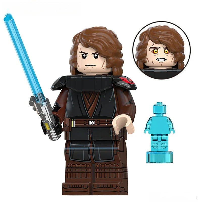 Anakin Skywalker Lego Star Wars Minifigures custom Toys 4