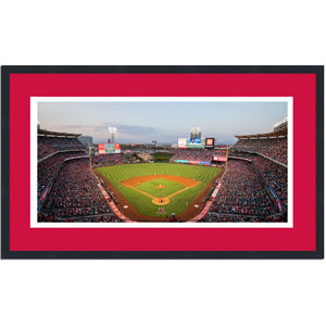 Framed Angel Stadium Los Angeles Angels 16x24 Baseball Photo Professionally Matted