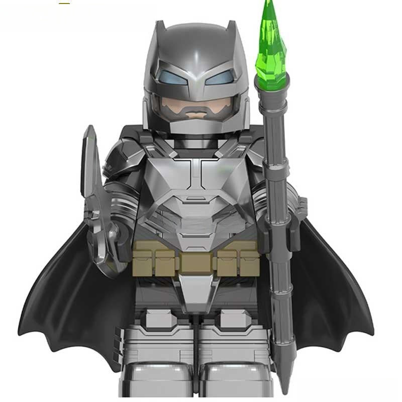 Armored Batman from Batman V Superman Minifigure Toy Silver 12