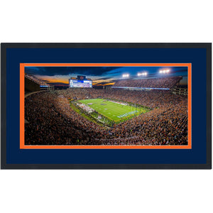 Framed Jordan-Hare Stadium Auburn Tigers 16x24 NCAA Football Photo Professionally Matted