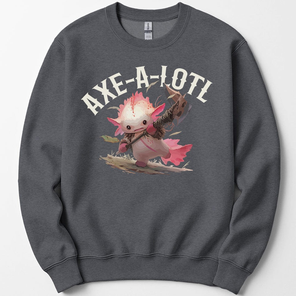 Axe-A-Lotl Funny Axolotl D&D Sweatshirt