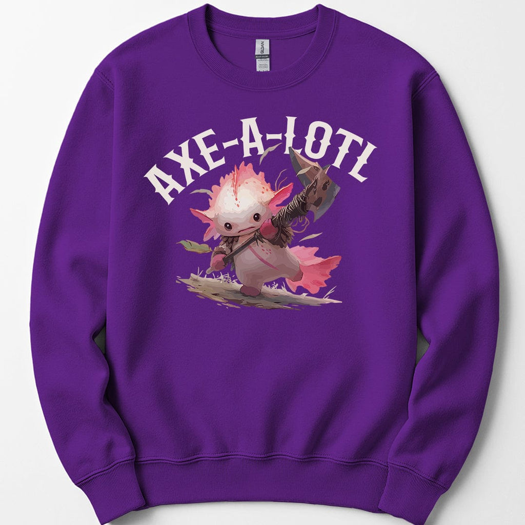 Axe-A-Lotl Funny Axolotl D&D Sweatshirt