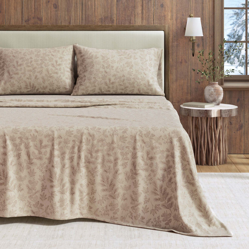 Turkish Cotton Flannel Sheet Set - Elevated Lodge Collection