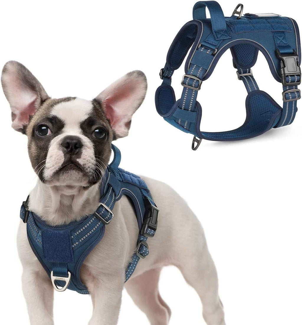 No-Pull Tactical Dog Harness MOLLE Vest with Handle