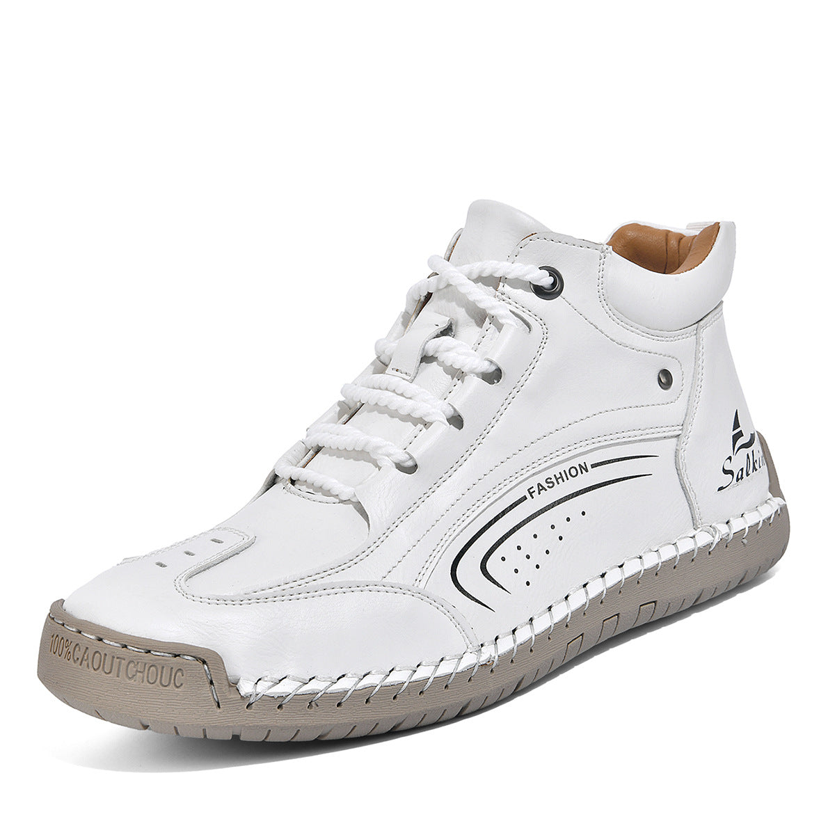 Plus-size Mens Fashion With Hand-stitched Soles