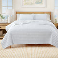 Floral Embossed Quilt Set - Floral Microsculpt Collection
