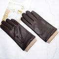 Motorcycle Riding Deerskin Gloves For Men Genuine Leather Sheepskin