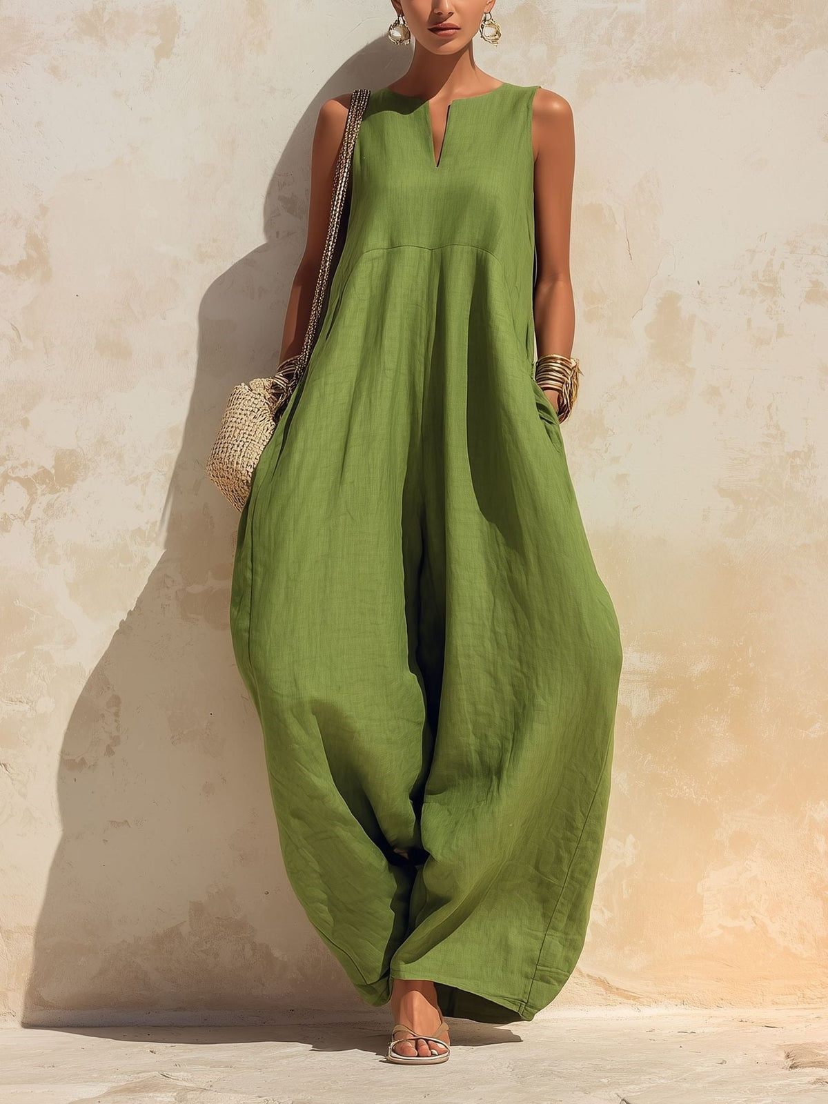 Elegant And Chic Wide-leg Jumpsuit For Women