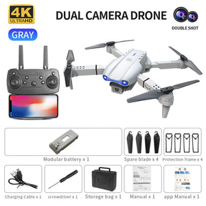Gray. Dual 4k cameras