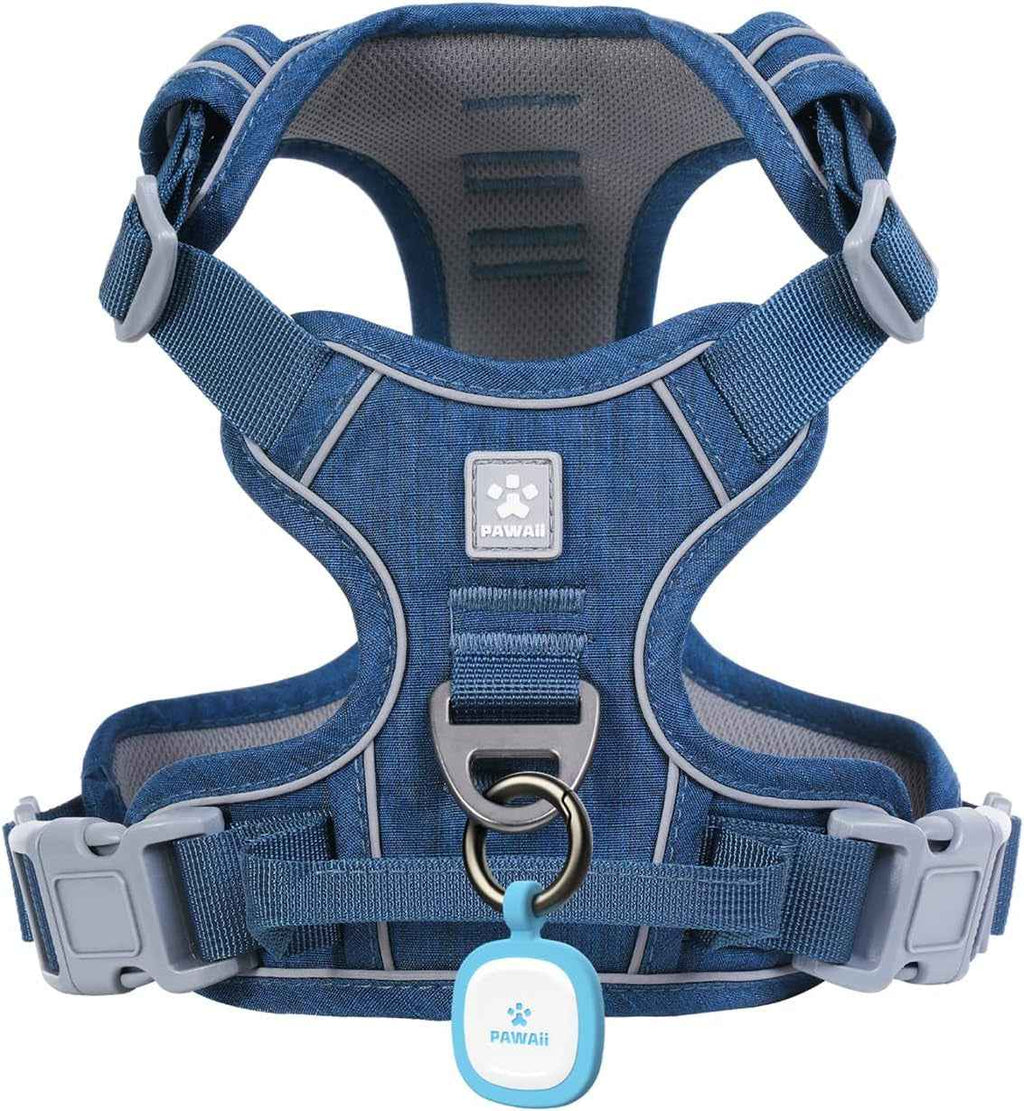 No-Pull Reflective Dog Harness with ID Tag