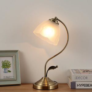 White lampshade with 9W tricol