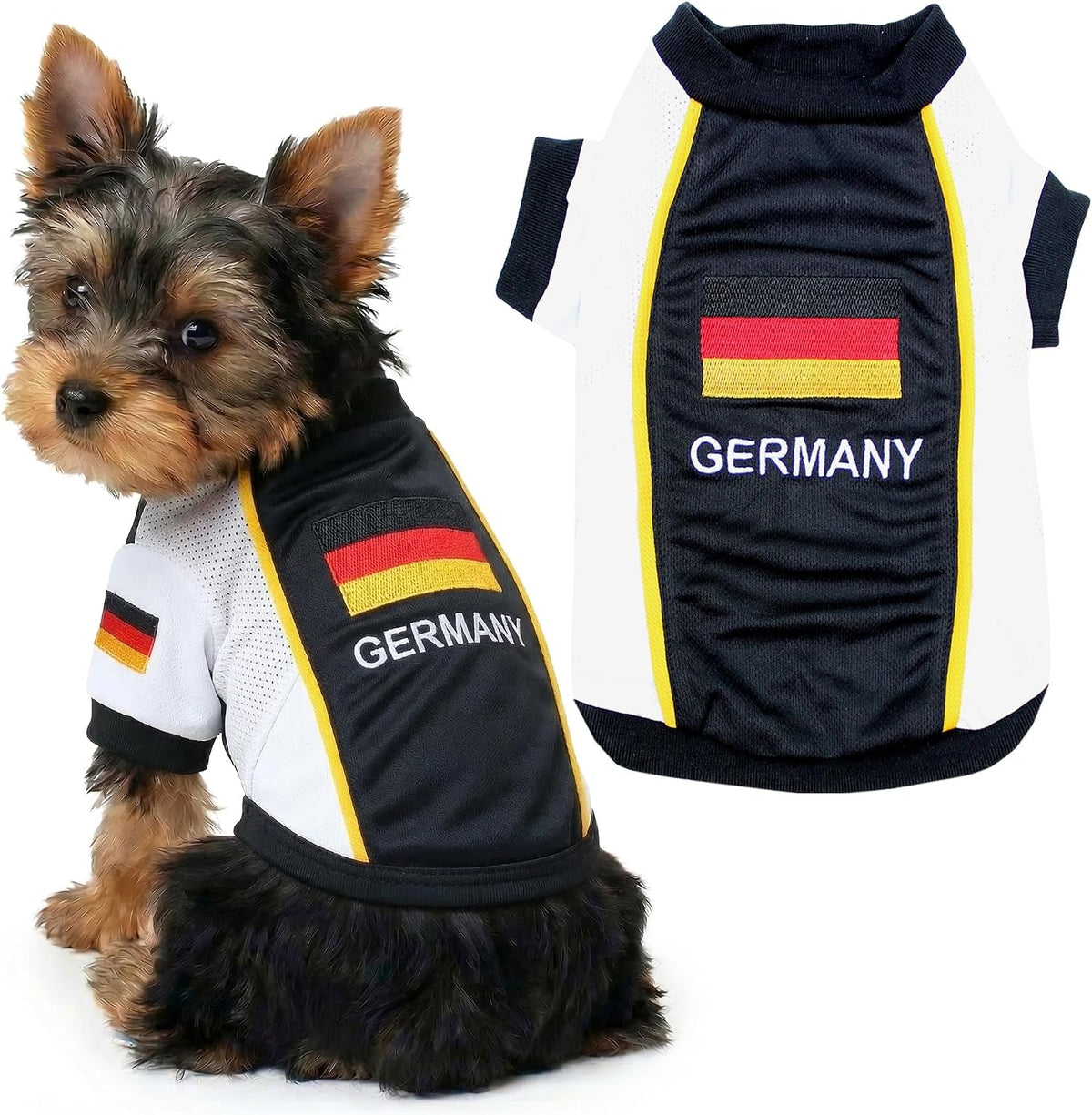 Parisian Pet Breathable Mesh Soccer Jersey for Dogs, XS–5XL