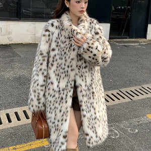 Leopard Print Stand Collar