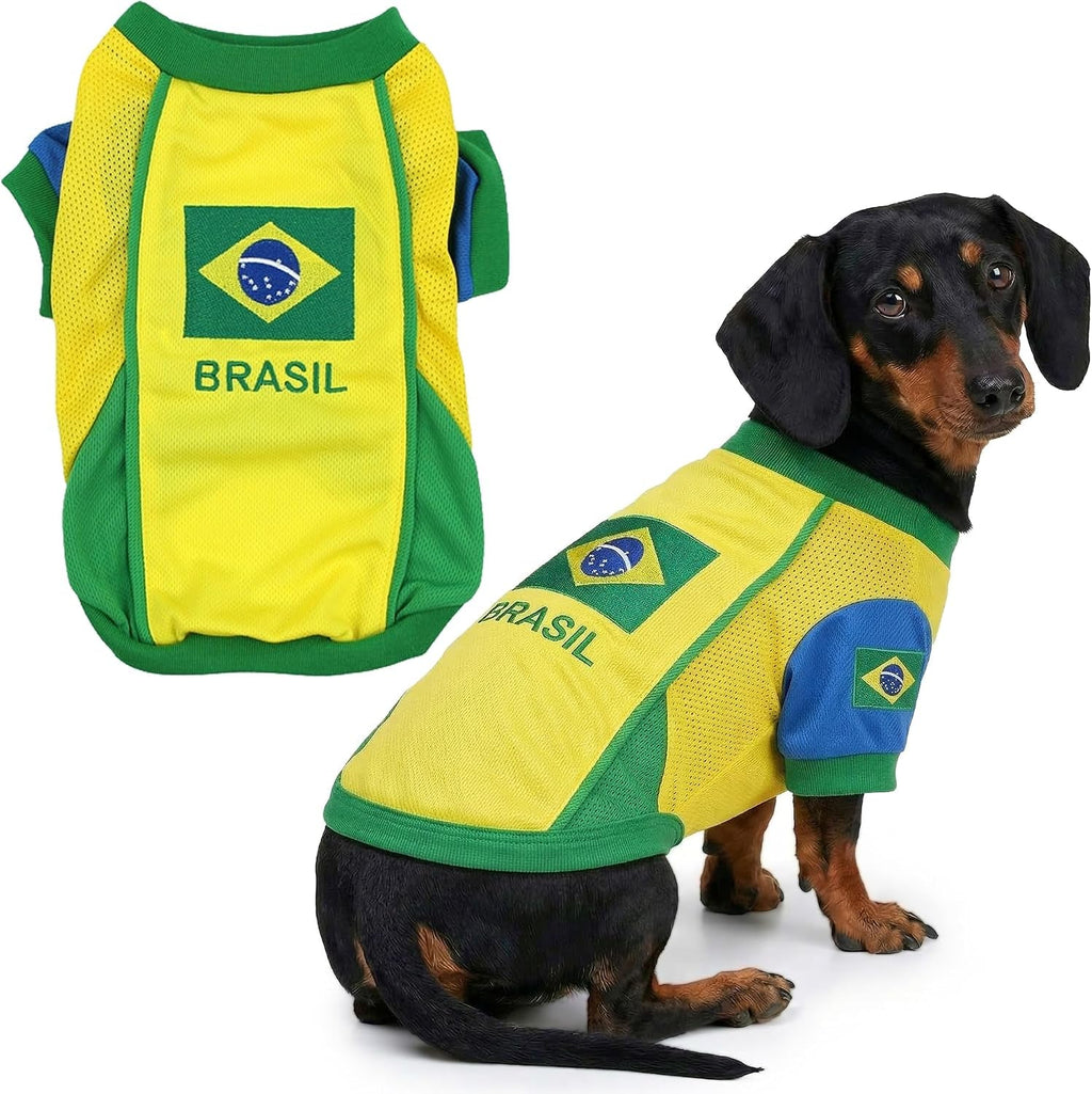 Parisian Pet Breathable Mesh Soccer Jersey for Dogs, XS–5XL