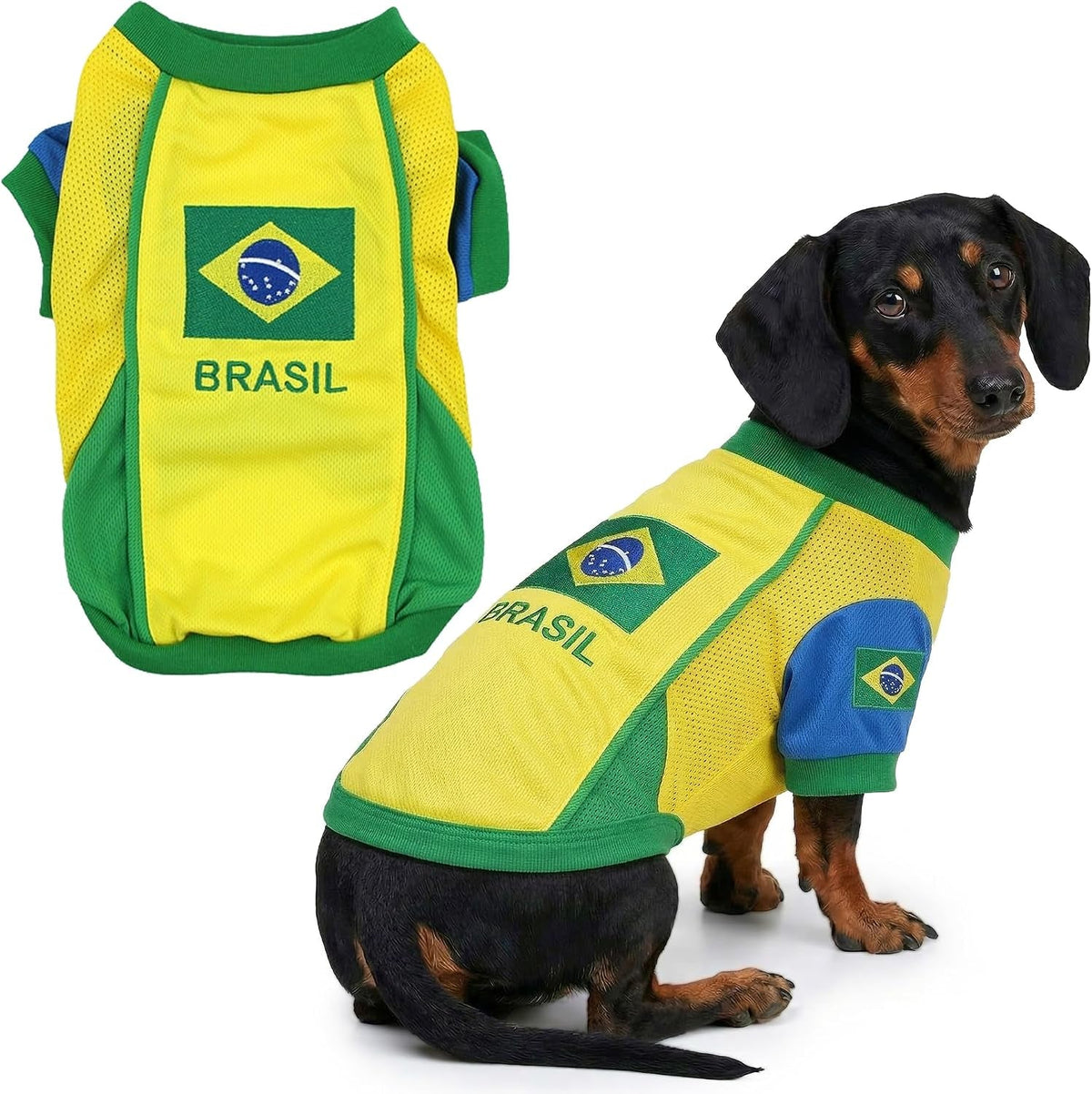 Parisian Pet Breathable Mesh Soccer Jersey for Dogs, XS–5XL